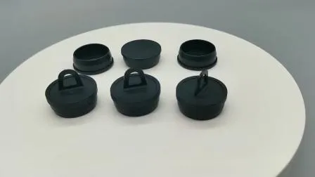 Plastic Food Grade Round Shape End Cap Lids for Clear Tube 