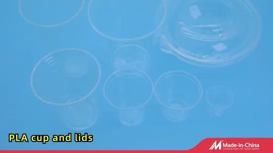 Excellent Quality Disposable Plastic Pet Cup Matching Wide Hole Dome Lids 