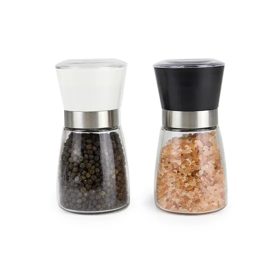 2022 Amazon Stainless Steel Grinder Ceramic Pepper Mills Salt Grinders 