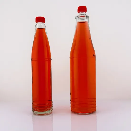 3oz 5oz 6oz 8oz Cheap Empty Woozy Spice Dressing Chili Glass Salad Hot Sauce Bottle with Leak Proof Red Cap 