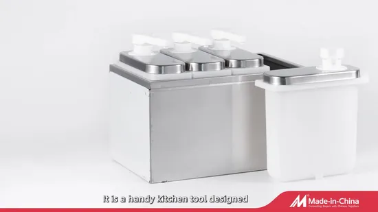 Heavybao Restaurant Hotel Cateing Buffet Food Service Stainless Steel Sauce Lever Pump Dispenser 