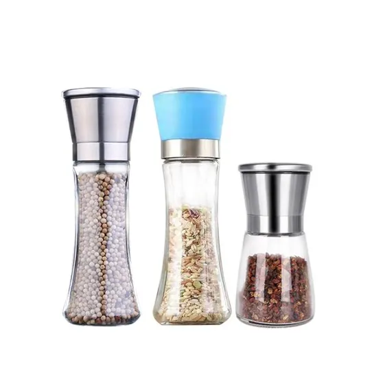 Salt and Pepper Shaker Premium Salt or Pepper Grinder with Adjustable Ceramic Coarseness 