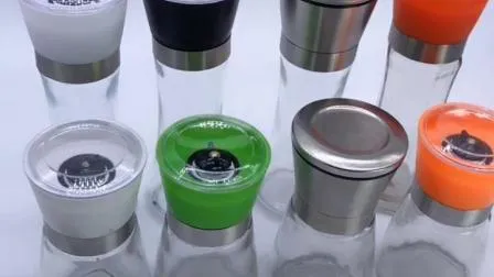 180ml Tall Short Premium Stainless Steel Salt and Pepper Grinder 