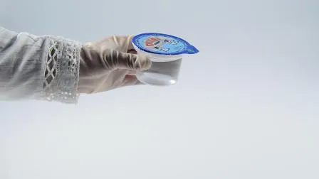 Disposable Plastic PP Yogurt Cup Aluminum Foil Lids 