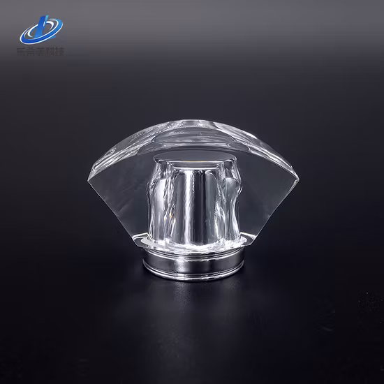 Acrylic Lid with Perfume Bottle Cosmetic Packaging Plastic Cap Acrylic Top Transparent Perfume Bottle Closer PMMA Lid 