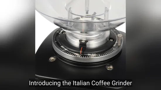 Automatic Electric Coffee Grinder 83mm Flat Burr 