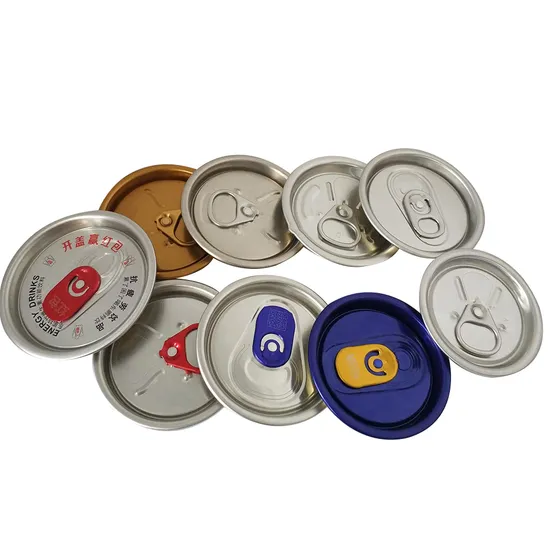 Hot Sale 202# Rpteasy Open End Ring Pull Aluminum Can Lid Plastic Bottle Cap Lid for Pet Can Supplier 