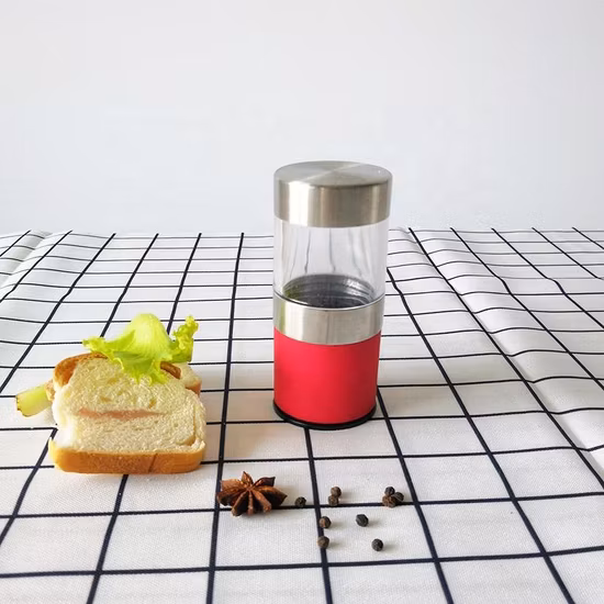 Professional Manufacturer Mini Spice Jar with Grinder Manual Plastic Salt & Pepper Grinder 
