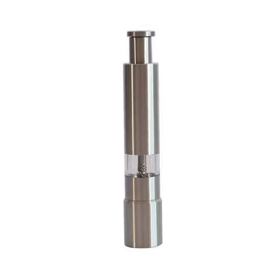 Premium Stainless Steel Salt and Pepper Grinder Set for Kitchen 