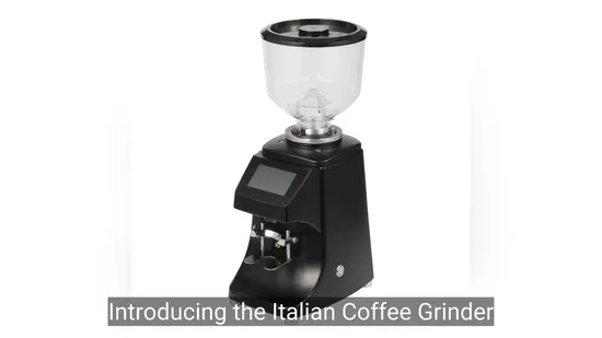 83mm Flat Burr Electric Espresso Coffee Grinder Quiet 