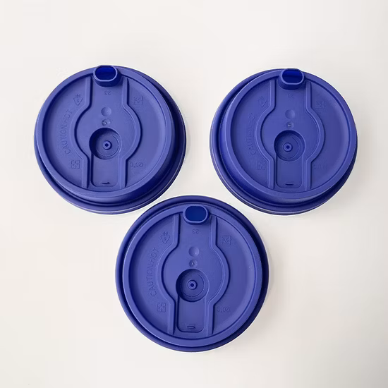 High Quality 80 90mm Disposable PP Plastic Lids Multiple Colors Lids for Takeaway Plastic Cups 