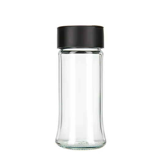 3oz 100ml Glass Seasoning Bottle with 0.5g Ration Control Glass Salt Shaker Spice Jar Condiments Bottle 