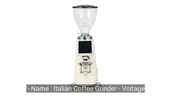 Italian Coffee Grinder with Tianium